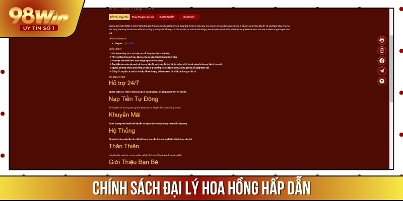 Đại lý là công việc tiếp thị trung gian giữa nhà cái WIN 98 ONLINE và hội viên